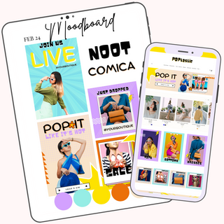 Poptastic E-Commerce Canva Template Pack