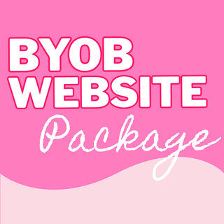 BYOB (Bring your own Brand) Website Build + Design Only Package