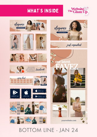 Bottom Line E-Commerce Canva Template Pack