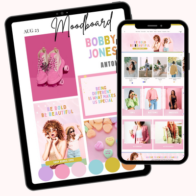 Pink Bombshell E-Commerce Canva Template Pack