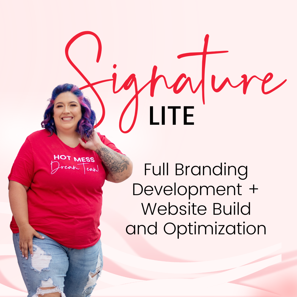 Our Signature Lite Branding + Website Optimization Package