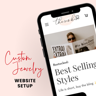 The Sis Kiss - Custom Jewelry Website Setup