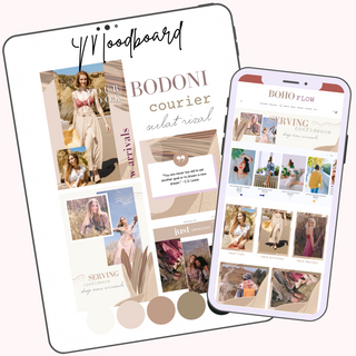 Boho Flow E-Commerce Canva Template Pack