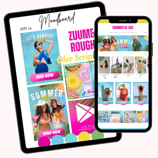 Summer of Love E-Commerce Canva Template Pack