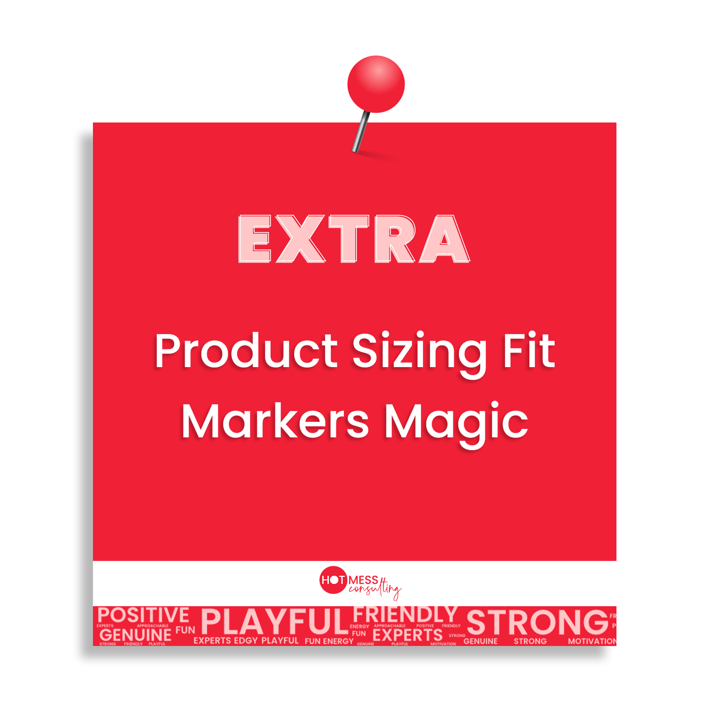 Product Sizing Fit Markers Magic