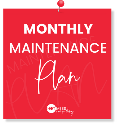 Homepage Maintenance Plan